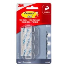 3M 17017HK 掛鈎-電線夾 (4個)