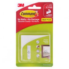 3M 17204-8PK Command Medium Picture Hanging Stirps Value Pack